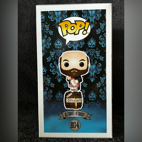 NIB Funko Pop Haunted Mansion "Alexander Nitrokoff" #804 **Chase Edition** - Picture 5 of 8